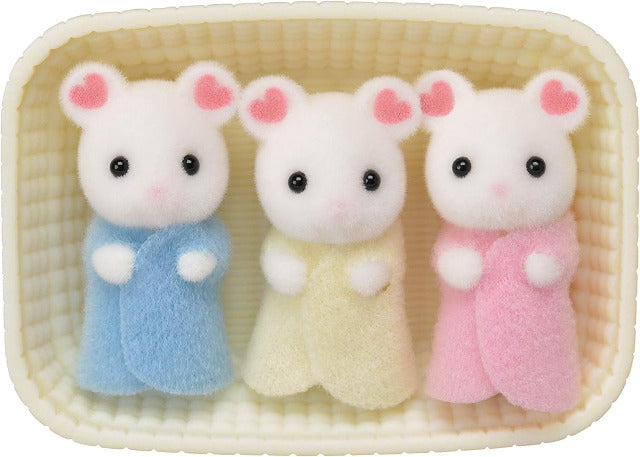 Calico Critters Triplets - Marshmallow Mice - Treasure Island Toys