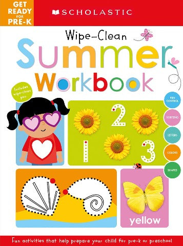 Scholastic Early Learners: Write and Wipe Get Ready for Pre-K - Treasure Island Toys