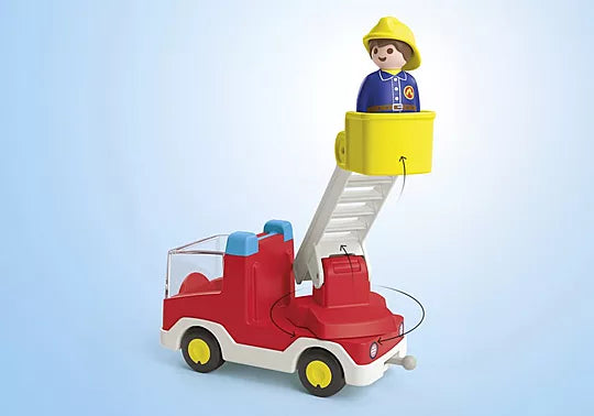 Playmobil Junior Ladder Unit Fire Truck - Treasure Island Toys