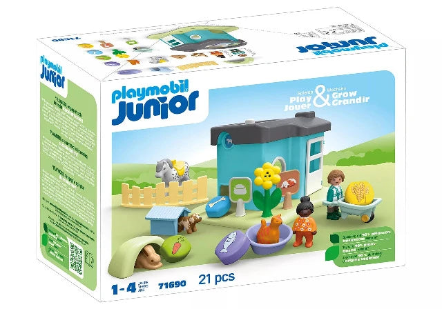 Playmobil Junior Animal Kennel with Treats Dispenser