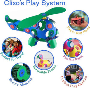 Clixo Crew Pack Blue/Green - Treasure Island Toys