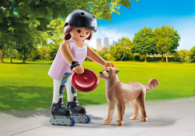 Playmobil My Life Pet Collectibles Skater with Retriever - Treasure Island Toys