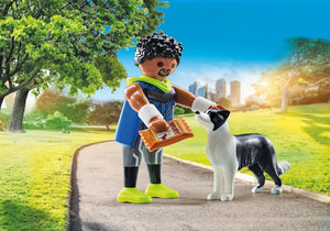 Playmobil My Life Pet Collectibles Jogger with Border Collie - Treasure Island Toys