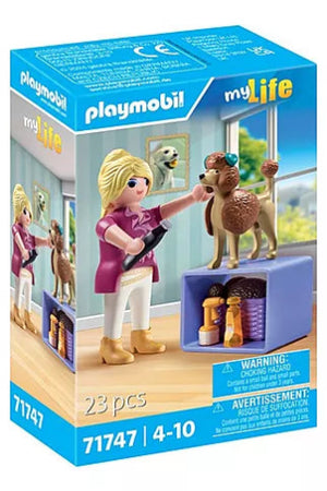 Playmobil My Life Pet Grooming Dog Groomer - Treasure Island Toys