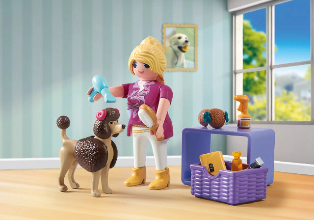 Playmobil My Life Pet Grooming Dog Groomer - Treasure Island Toys
