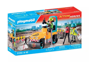 Playmobil Action Heroes Construction Road Construction - Treasure Island Toys