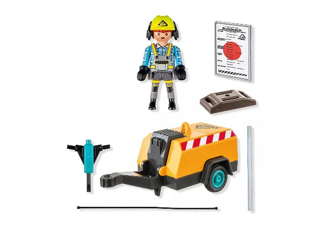 Playmobil Action Heroes Construction Worker - Treasure Island Toys