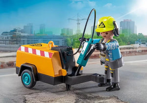 Playmobil Action Heroes Construction Worker - Treasure Island Toys
