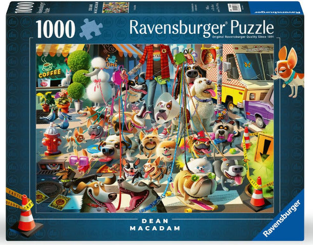 Ravensburger Puzzle 1000 Piece, The Dog Walker - Treasure Island Toys