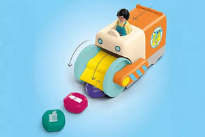 Playmobil Junior Push & Grab Garbage Collector Vehicle - Treasure Island Toys