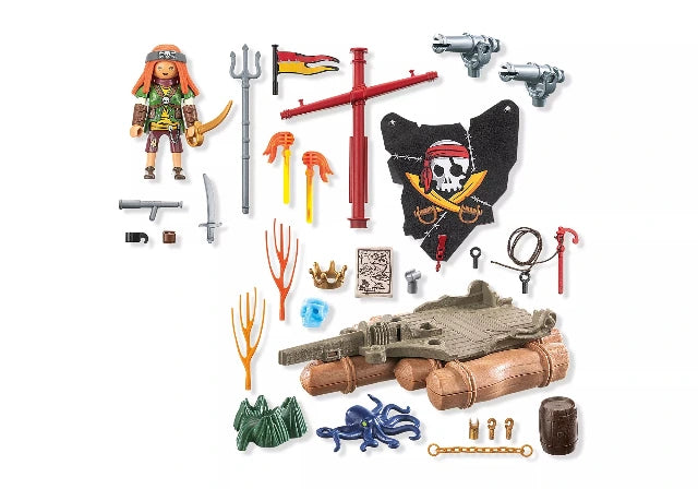 Playmobil Pirates Pirate Raft - Treasure Island Toys