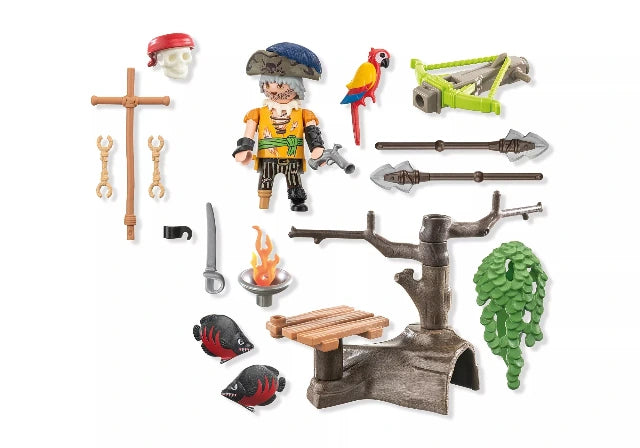 Playmobil Pirates Pirate with Ballista - Treasure Island Toys