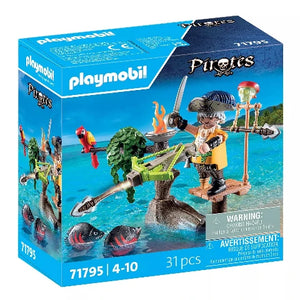 Playmobil Pirates Pirate with Ballista - Treasure Island Toys