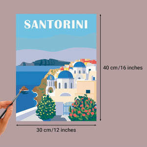 Ravensburger CreArt Canvas Shades of Santorini - Treasure Island Toys