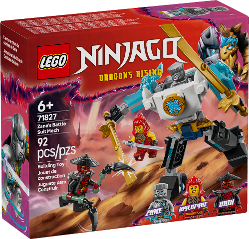 SM10 52.56 2本set LEGO Ninjago Zane's Battle Suit Mech - Treasure Island Toys
