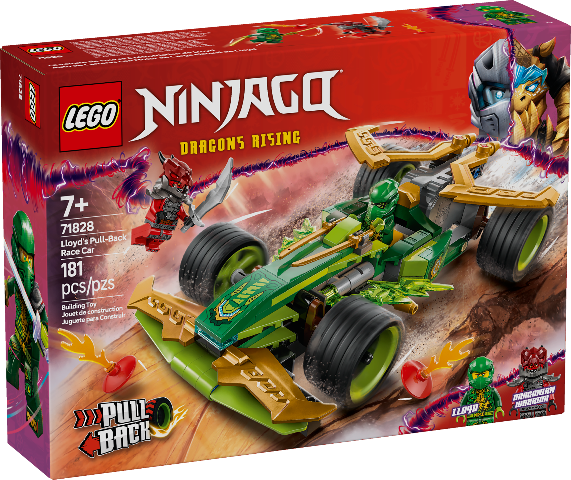 LEGO Ninjago Lloyd's Pull-Back Race Car - Treasure Island Toys
