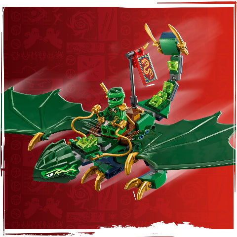 LEGO Ninjago Lloyd's Green Forest Dragon Treasure Island Toys