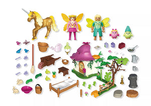 Playmobil Magic Unicorn Cozy Home with Golden Unicorn - Treasure Island Toys