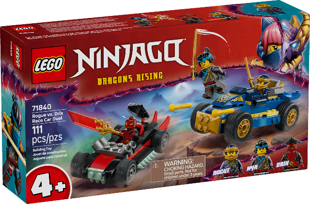 LEGO Ninjago Rogue vs. Drix Race Car Duel - Treasure Island Toys