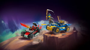 LEGO Ninjago Rogue vs. Drix Race Car Duel - Treasure Island Toys