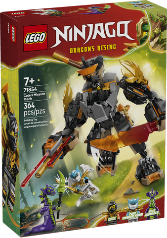 LEGO Ninjago Cole's Mission Mech & Dragon Zane
