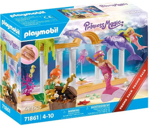 Playmobil Promo Pack Princess Magic Mermaid Treasure with Dolphin - Treasure Island Toys