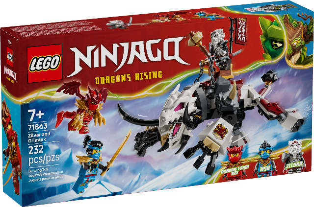 LEGO Ninjago Zilvar and Grimtak the Dragon Beast