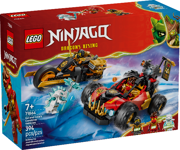 LEGO Ninjago Kai and Cole's Combiner Vehicles