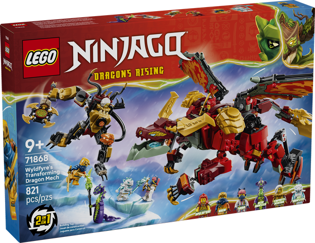 LEGO Ninjago Wyldfyre's Transforming Dragon Mech