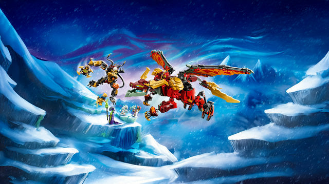 LEGO Ninjago Wyldfyre's Transforming Dragon Mech