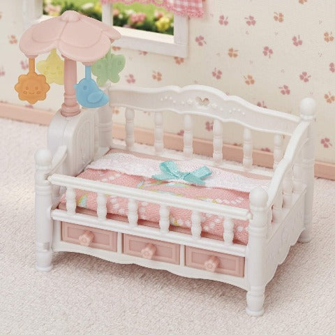 Calico Critters Furniture - Crib with Mobile - Treasure Island Toys
