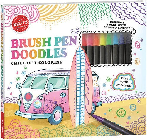 Klutz Brush Pen Doodles - Treasure Island Toys