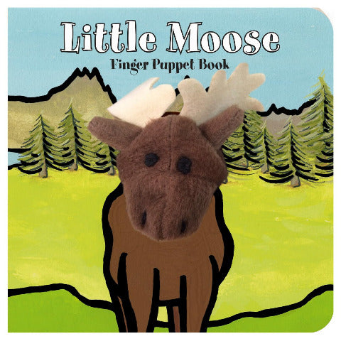 Finger Puppet Book - Little Moose - Treasure Island Toys