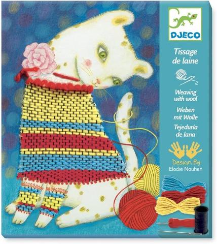 Djeco Art Kit - Weaving Wool Sweater - Treasure Island Toys