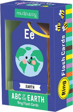 Galison Mudpuppy Flashcard Ring - ABC of the Earth - Treasure Island Toys