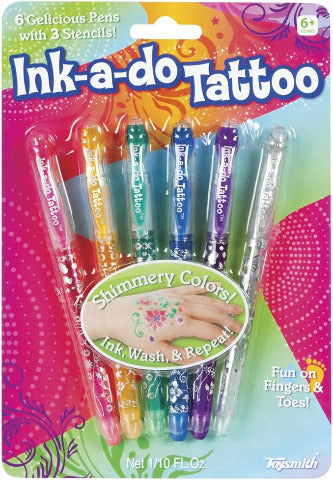 Ink-a-doo Tattoo Pens - Treasure Island Toys