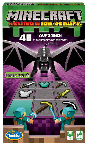 ThinkFun Minecraft Magnetic Travel Puzzle - Treasure Island Toys
