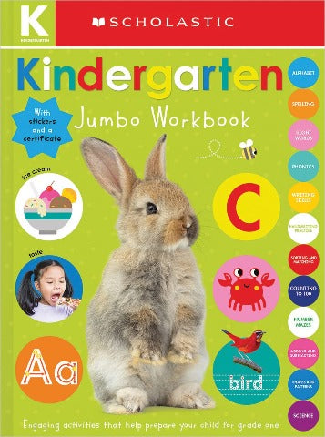 Scholastic Early Learners: Jumbo Workbook Kindergarten - Treasure Island Toys