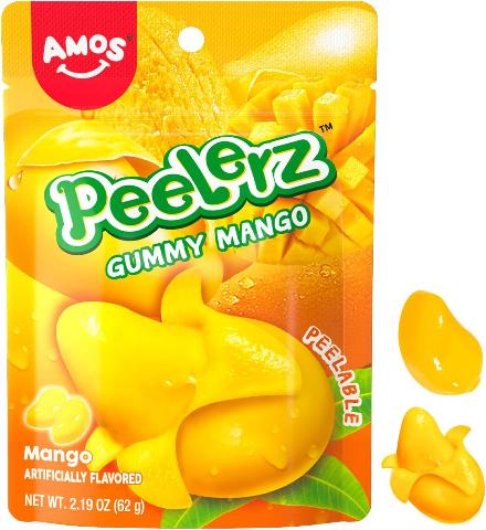 Amos Peelerz Gummy Mango - Treasure Island Toys