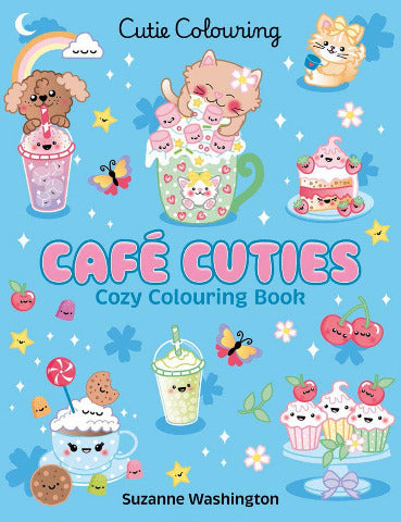 Cutie Colouring: Cafe Cuties Cozy Colouring Book - Treasure Island Toys