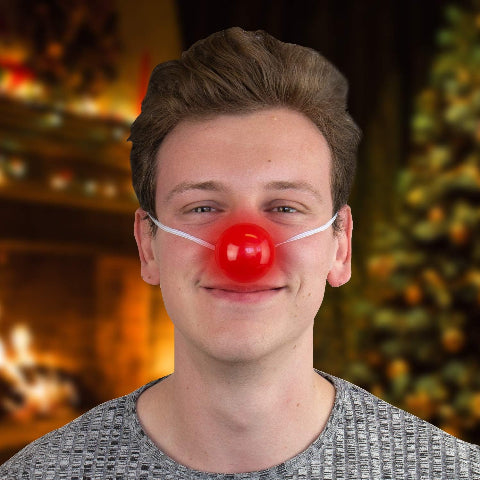 Gift Republic Festive Reindeer Nose - Treasure Island Toys