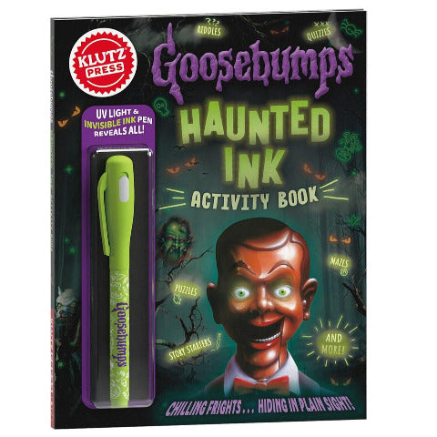 Klutz Goosebumps Haunted Ink Activity Book - Treasure Island Toys