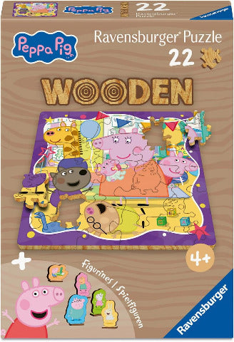 Ravensburger Puzzle Wood 22 Piece, Peppa Pig - Treasure Island Toys