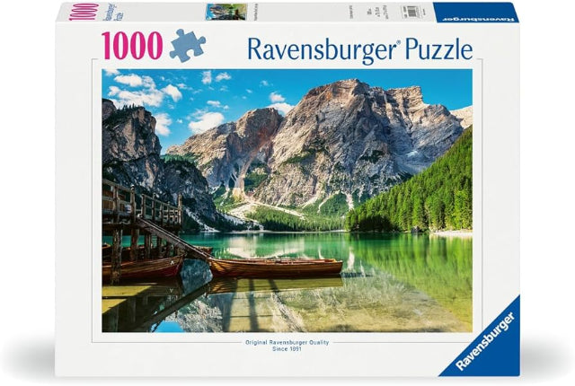 Ravensburger Puzzle 1000 Piece, Pragser Wildsee, Italy - Treasure Island Toys