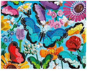 LEGO Puzzle Butterfly & Blooms, 1000 Piece - Treasure Island Toys
