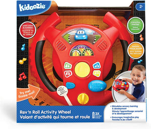 Kidoozie Rev N' Roll Activity Wheel - Treasure Island Toys