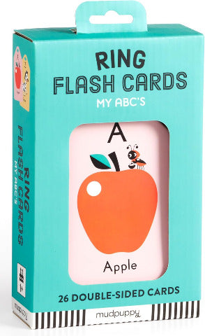 Galison Mudpuppy Flashcard Ring - My ABCs