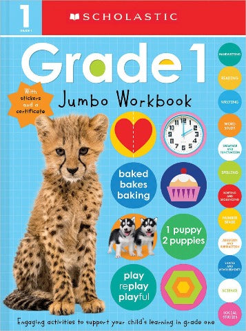 Scholastic Early Learners: Jumbo Workbook Grade 1 - Treasure Island Toys