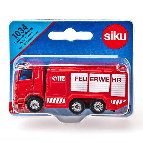 Siku Fire Truck, Water Cannon - Treasure Island Toys