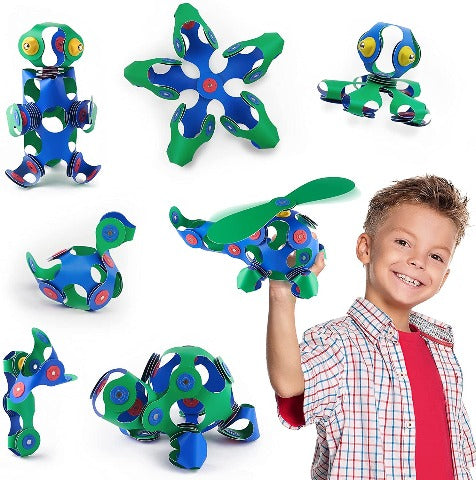 Clixo Crew Pack Blue/Green - Treasure Island Toys